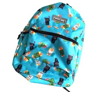 Minecraft Turquoise Blue Backpack